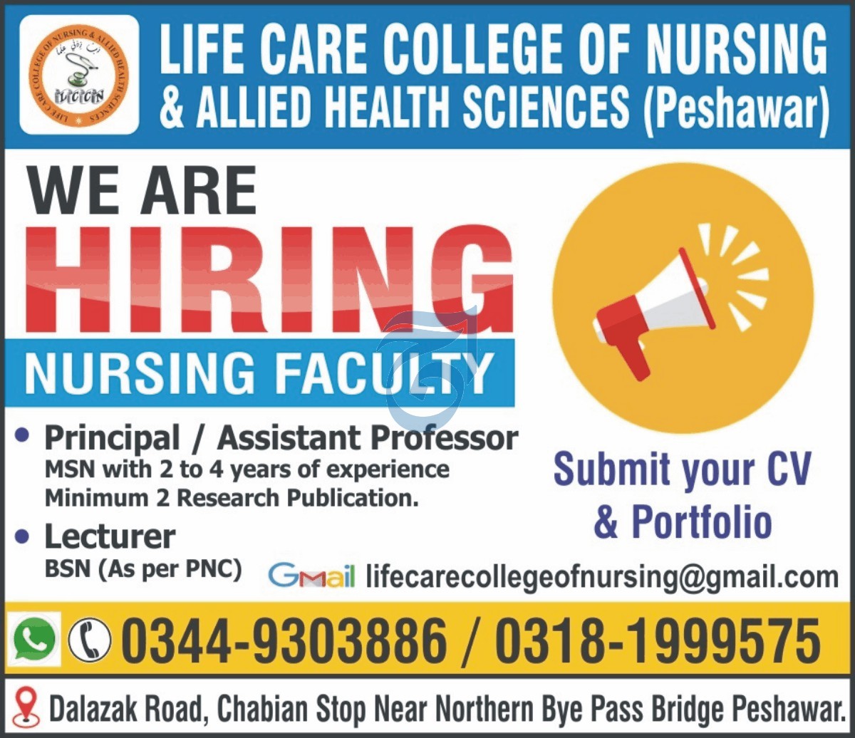 Life Care College of Nursing Employment opportunities